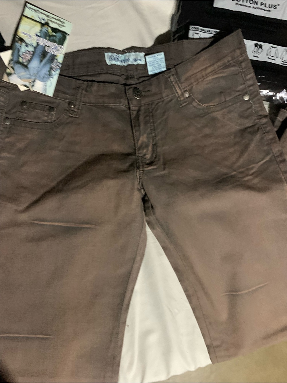 Women's Straight Brown Jeans - Soft Straight Leg by